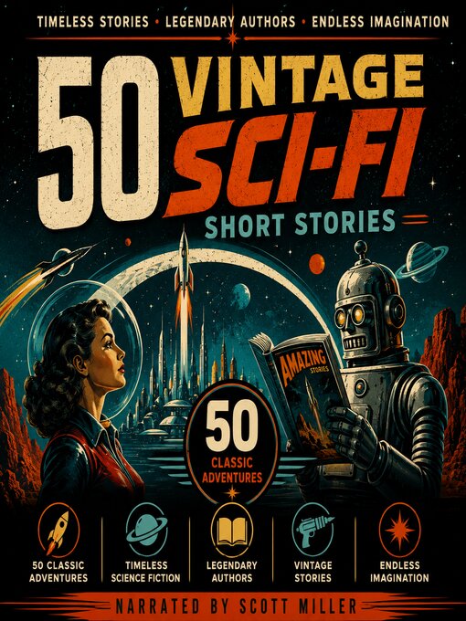 Cover image for 50 Vintage Sci-Fi Short Stories